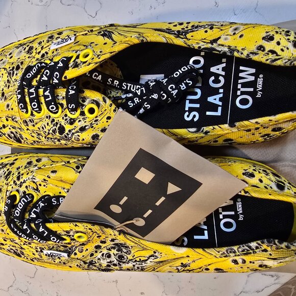 OTW Vans x S.R. Studio LA CA Authentic 44 Vibram Mens 10 Jackson Pollock Art NEW - Picture 8 of 16